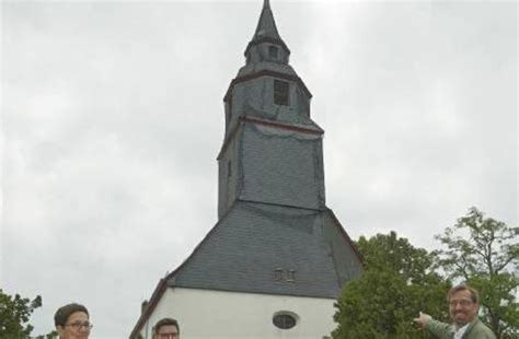 Gro Rohrheim Turm Der Evangelischen Kirche Wird Saniert