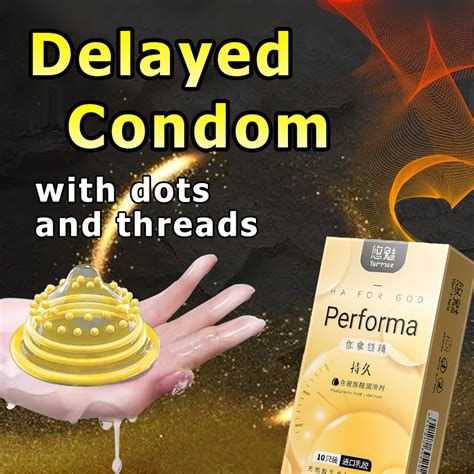 High Quality Ultra Thin Condom With Spike And Thread For Men Medium