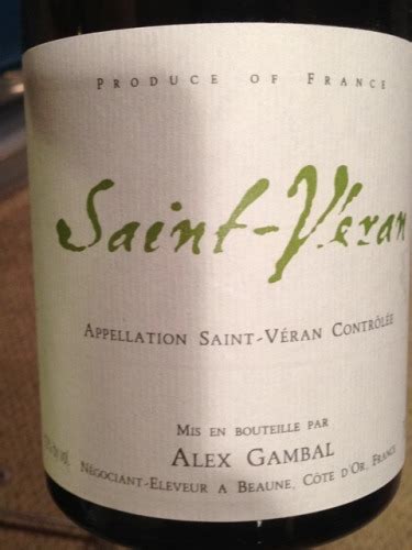 Alex Gambal Saint V Ran Vivino Us