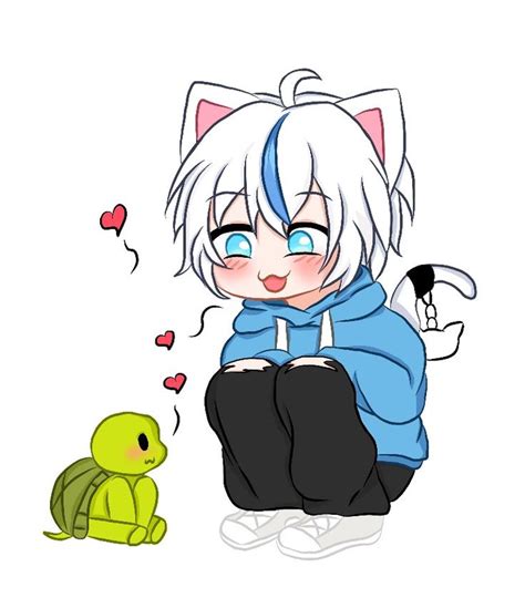 Falon Neko Boy Pngtuber Cute Fofo Catboy Vtuber Grandios Neko Boy