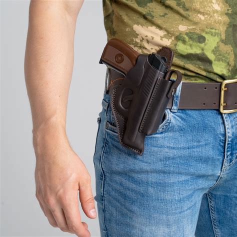 Кобура поясная формованная для ПМ ПММ с отсеком для запасной обоймы ...