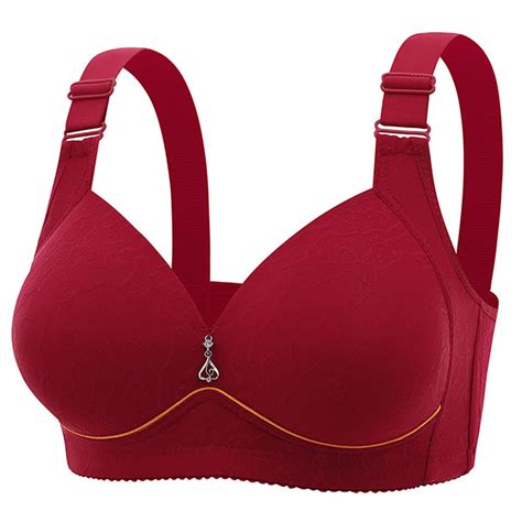 Gevpwj Posture Bras For Older Women Women Plus Size No Wire Bra Middle Age And Elderly Thin