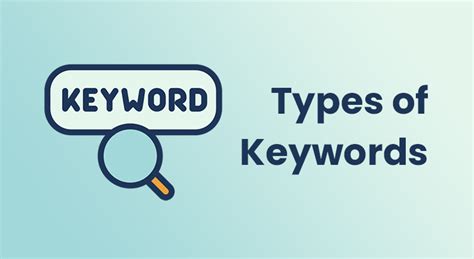 8 Essential Types Of Keywords For Seo