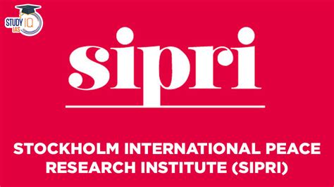 Stockholm International Peace Research Institute SIPRI