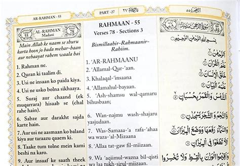 The Holy Quran In Urdu Translation In Roman Script With Transliteration