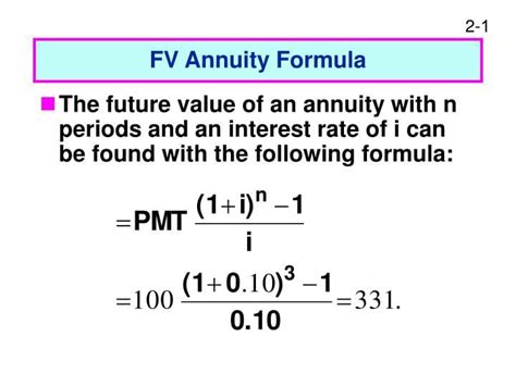 Present Value Of An Ordinary Annuity Accountingcoaching