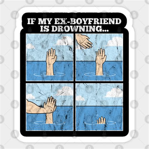 Ex Boyfriend Funny Meme Drowning High Five Drawing Ex Boyfriend