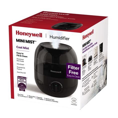 Honeywell Hul525bc Mini Mist™ Ultrasonic Cool Mist Humidifier ½