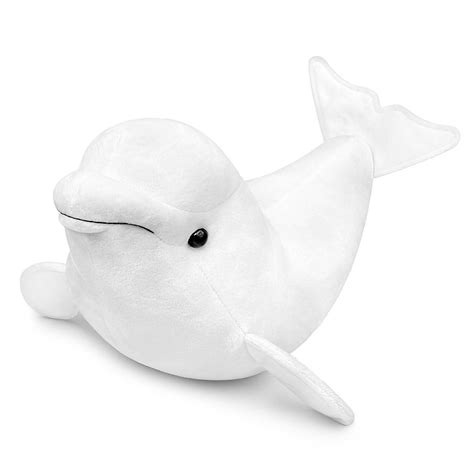 zhongxin made simulation white beluga whale plush toy - long lifelike ...