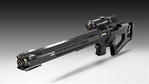 Cyberpunk Sniper Rifle