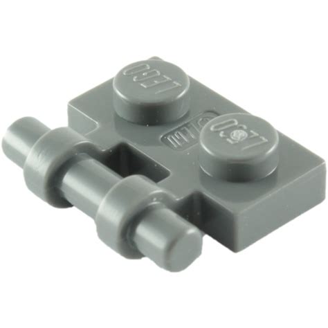 Lego Dark Stone Gray Plate X With Handle Open Ends Brick