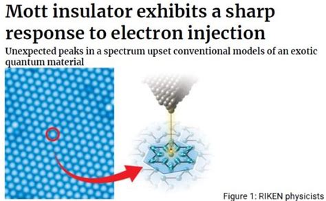 Mott Insulator Exhibits A Sharp Response To Electron Injection SNTECH