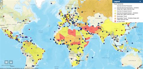 Us Travel Advisory Map 2025 Vilma Jewelle