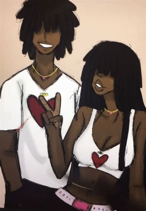 Pin By Blue On Wish In 2021 Black Girl Art Black Couple Art Black Cartoon Characters