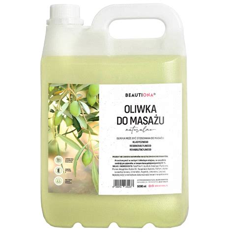 Beautiona olejek do masażu ciała i twarzy naturalny 5l hebe pl