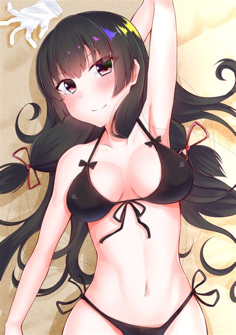 Wallpaper Bikini Cleavage Isokaze Kancolle Kantai Collection Two