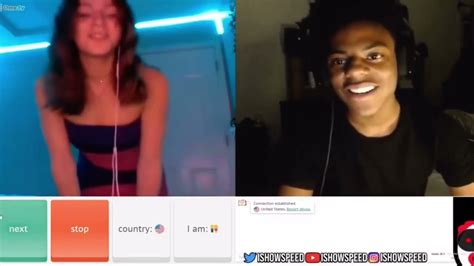 Baddie Shows Her 🍑 To Ishowspeed On Omegle 😳👀 Youtube