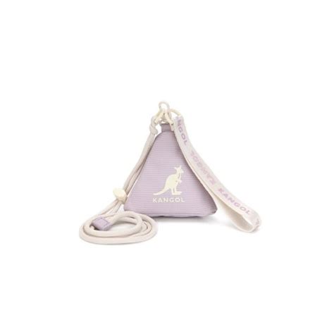 Musinsa Kangol Gear Triangle Pouch Charm Lilac