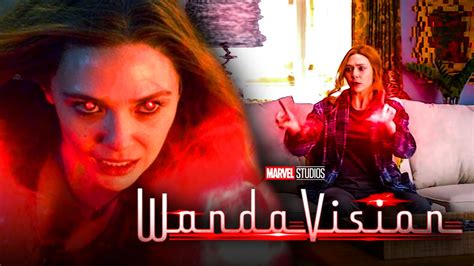 Wandavision New Scenes Of Elizabeth Olsens Scarlet Witch Using Magic