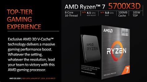 4 Prosesor AMD Ryzen 7 , Seri 5700 Hadir di CES 2024