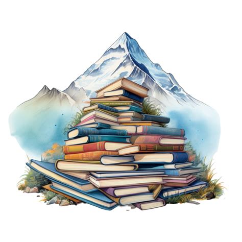 International Literacy Day Mountain Books Png Clipart Royalty Free