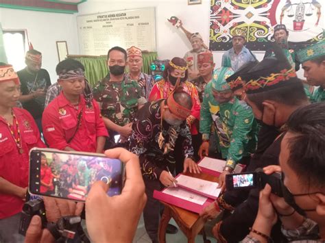 Damai Koalisi Ormas Kalteng Dan TBBR Teken Kesepakatan