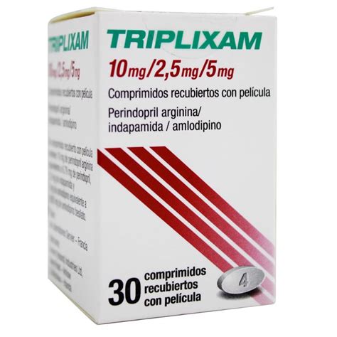 Triplixam 10mg 2 5mg 5mg X 30 Tabletas Siman El Salvador