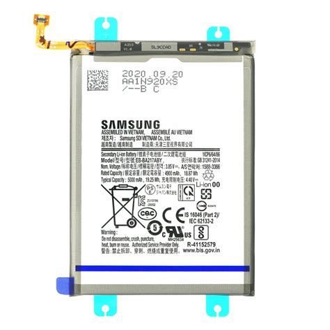 Samsung Battery Eb Ba217aby 5000mah Sm A125 A127 A135 A137 A217 Galaxy A12 A13 A21s A04s Gh82