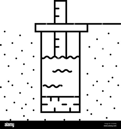 Groundwater Protection Hydrogeologist Line Icon Vector Illustration