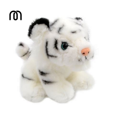 Millffy Soft Cub Plush White Siberian Bengal Wild Tiger Teddy Toy