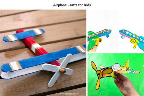 16 Best Airplane Crafts for Kids - Frosting and Glue- Easy crafts ...