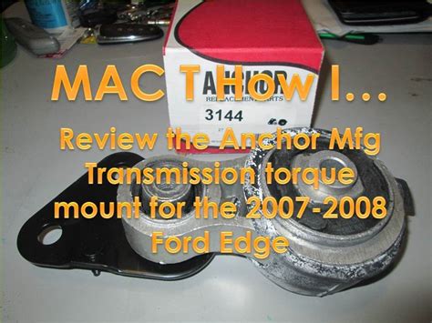 2011 Ford Edge Transmission Mount