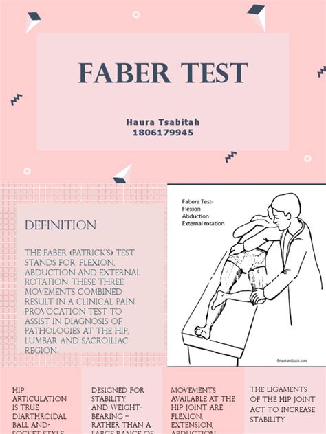 Faber Test | PDF | Anatomical Terms Of Motion | Hip