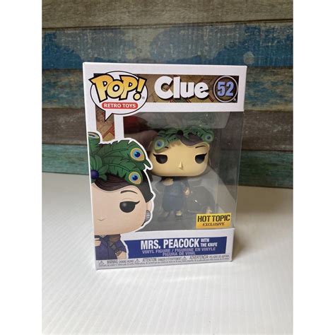 Funko Pop Clue Mrs Peacock With The Knife 52 Hot Depop