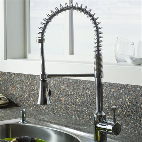 Pekoe® Single Handle Semi Pro Dual Spray Kitchen Faucet 22 Gpm83 Lmin