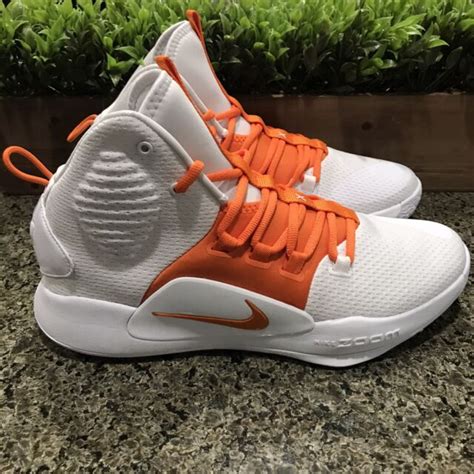 Nike Hyperdunk X TB Basketball Shoes White Orange AT3866 103 Mens Size