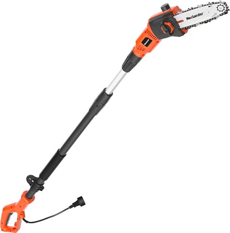 Maxlander Pole Saw Corded 8 Inch Electric Pole Saws For Tree Trimming 6 Amp Light