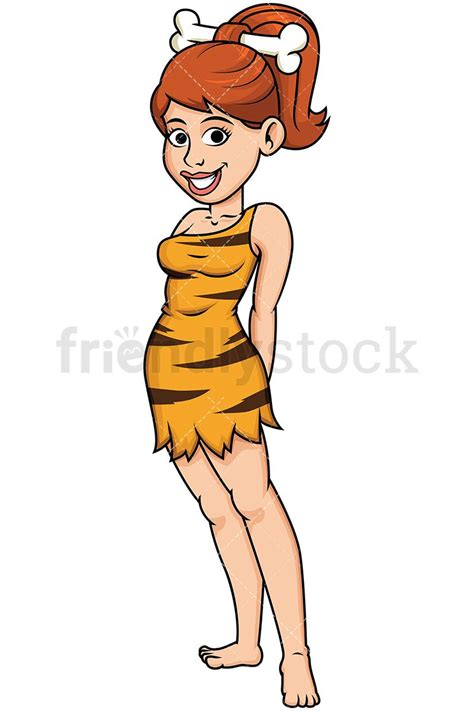 Cave Girl Cartoon