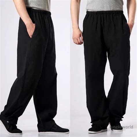 100 Cotton Kung Fu Tai Chi Pants Wushu Martial Arts Wing Chun Clothing