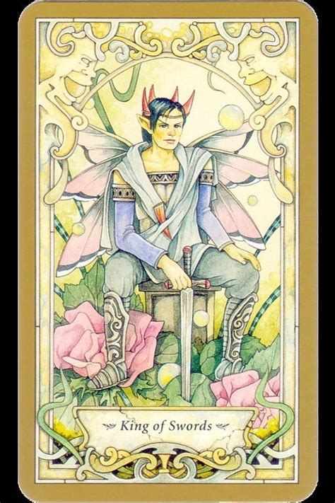 Mystic Faerie Tarot King Of Swords King Of Swords Tarot Tarot