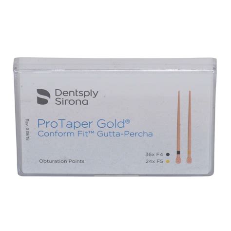 Protaper Gold Conform Fit Guttapercha Spritze Gr En F F Packung