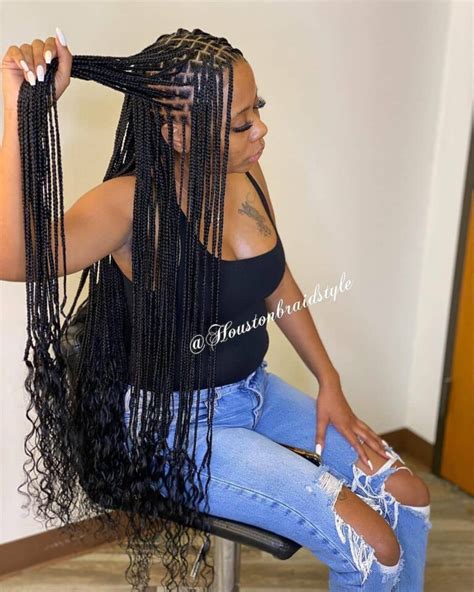 Goddess Knotless Braids Soft And Luxurious Look