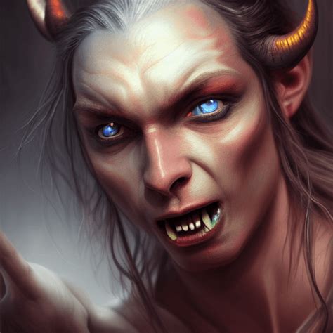 Demon Eyes a Highly Detailed and Well Rendered Digital Painting ...