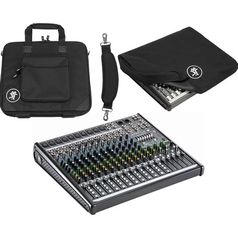 Mackie ProFX16v2 16-Channel Mixer with Dust Cover & Carry Bag