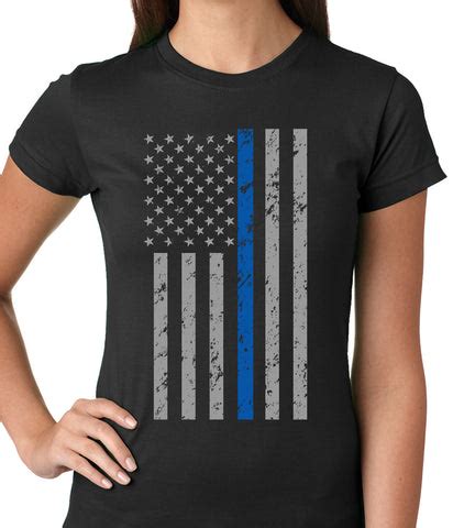 Police Thin Blue Line Skull American Flag - Support Police Department – Bewild