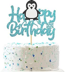 Amazon INNORU Penguin Birthday Cake Topper Baby Shower Penguin