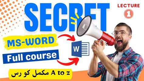 Microsoft Word Full Course In Urdu Word Complete Course 2022 MS