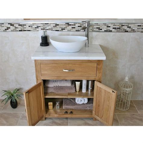 Solid Oak Bathroom Cabinet – Semis Online