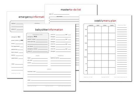 Best Images Of Free Printable Home Management Forms Free Printable