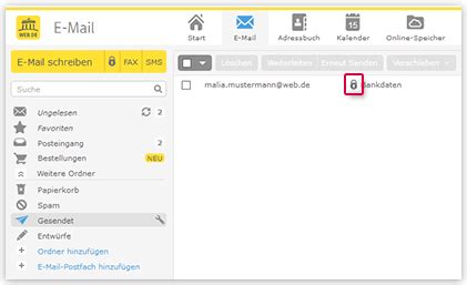 Verschl Sselte E Mail Empfangen